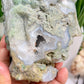 Moss Agate Buddha Druzy Crystal 1320g