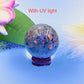 Yooperlite Sphere UV Reactive Healing Crystal Ball 174g 49mm