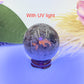 Yooperlite Sphere UV Reactive Healing Crystal Ball 193g 51mm