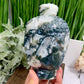 Moss Agate Buddha Crystal 1674g