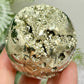 Pyrite Fools Gold Cubic Sphere Healing Crystal Ball 375g 57mm