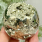 Pyrite Fools Gold Cubic Sphere Healing Crystal Ball 375g 57mm