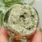 Pyrite Fools Gold Cubic Sphere Healing Crystal Ball 375g 57mm