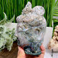 Ocean Sea Jasper Moss Agate Quan Yin Kuan Yin Guan Yin Crystal 1246g