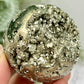 Pyrite Fools Gold Cubic Sphere Healing Crystal Ball 277g 54mm