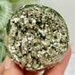 Pyrite Fools Gold Cubic Sphere Healing Crystal Ball 277g 54mm