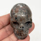 Yooperlite Skull 2 Inches UV Reactive Hand Carved Crystal Carving