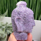 Lepidolite Purple Mica Buddha Crystal 274g