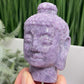 Lepidolite Purple Mica Buddha Crystal 274g