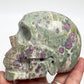 Ruby in Fuchsite Skull UV Reactive Healing Crystal Carving 1086g