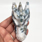 Moss Agate Dragon Healing Crystal Carving 188g