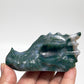 Moss Agate Dragon Healing Crystal Carving 195g