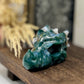 Moss Agate Dragon Healing Crystal Carving 195g