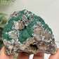 Malachite in Quartz Rock Matrix Raw Specimen Natural Crystal 223g