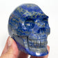 Lapis Lazuli with Pyrite Skull Healing Crystal Carving 609g