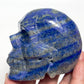 Lapis Lazuli with Pyrite Skull Healing Crystal Carving 609g