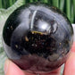 Golden Phlogopite Black Mica Sphere Healing Crystal Ball 302g 59mm