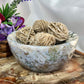 Moss Agate Round Bowl Healing Crystal Carving 834g