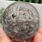 Sphalerite Quartz Sphere Healing Crystal Ball 244g 58mm