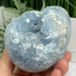 Celestite Celestine Large Egg with Stand Large Geode Cluster Crystal 975g