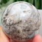 Sphalerite Quartz Sphere Healing Crystal Ball 204g 54mm