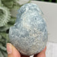 Celestite Celestine Egg with Stand Geode Cluster Crystal 401g