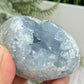 Celestite Celestine Egg with Stand Geode Cluster Crystal 401g