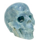 Aquamarine Skull Healing Crystal Carving 614g