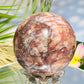 Fire Quartz  Hematoid Ferruginous Sphere Healing Crystal Ball 1494g 102mm