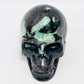 Emerald in Matrix Skull Healing Crystal Carving 1085g