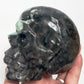 Emerald in Matrix Skull Healing Crystal Carving 1085g