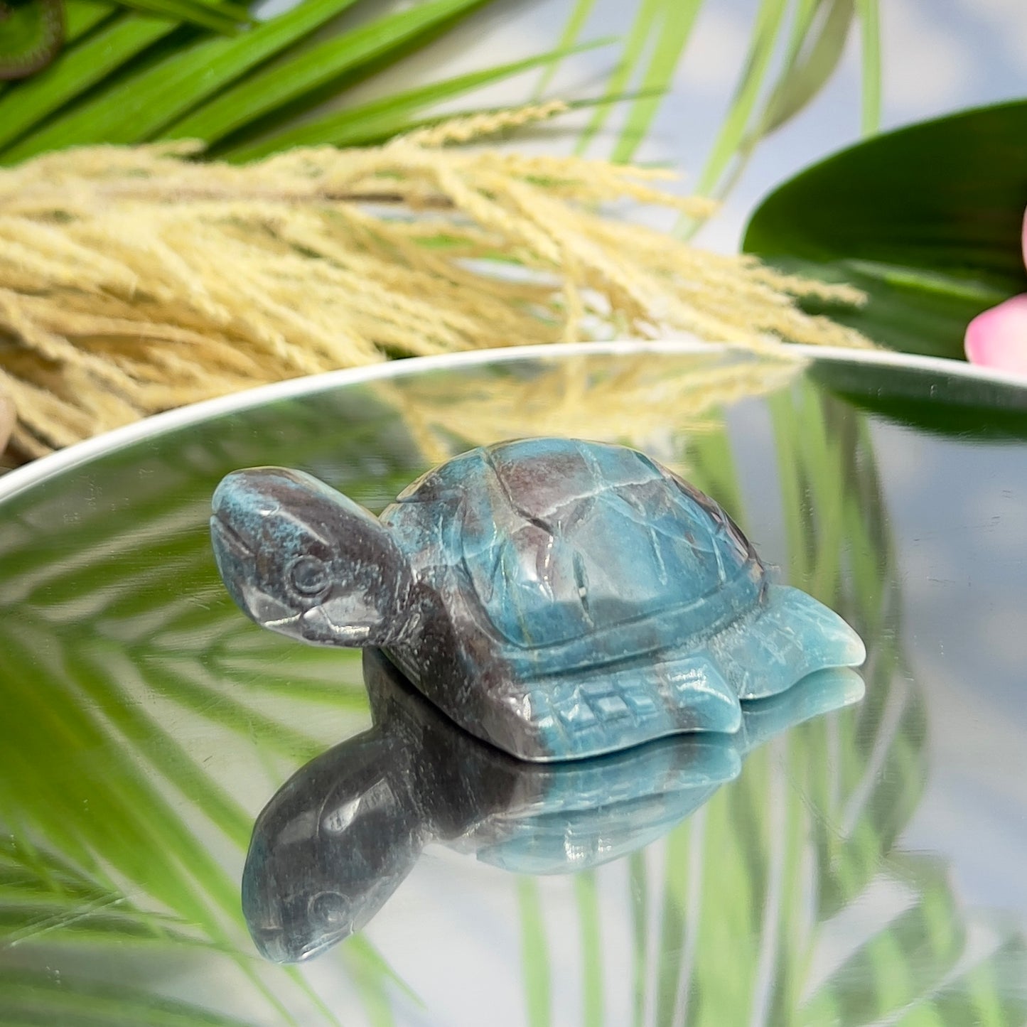 Trolleite Turtle Rare Healing Crystal Carving 120g