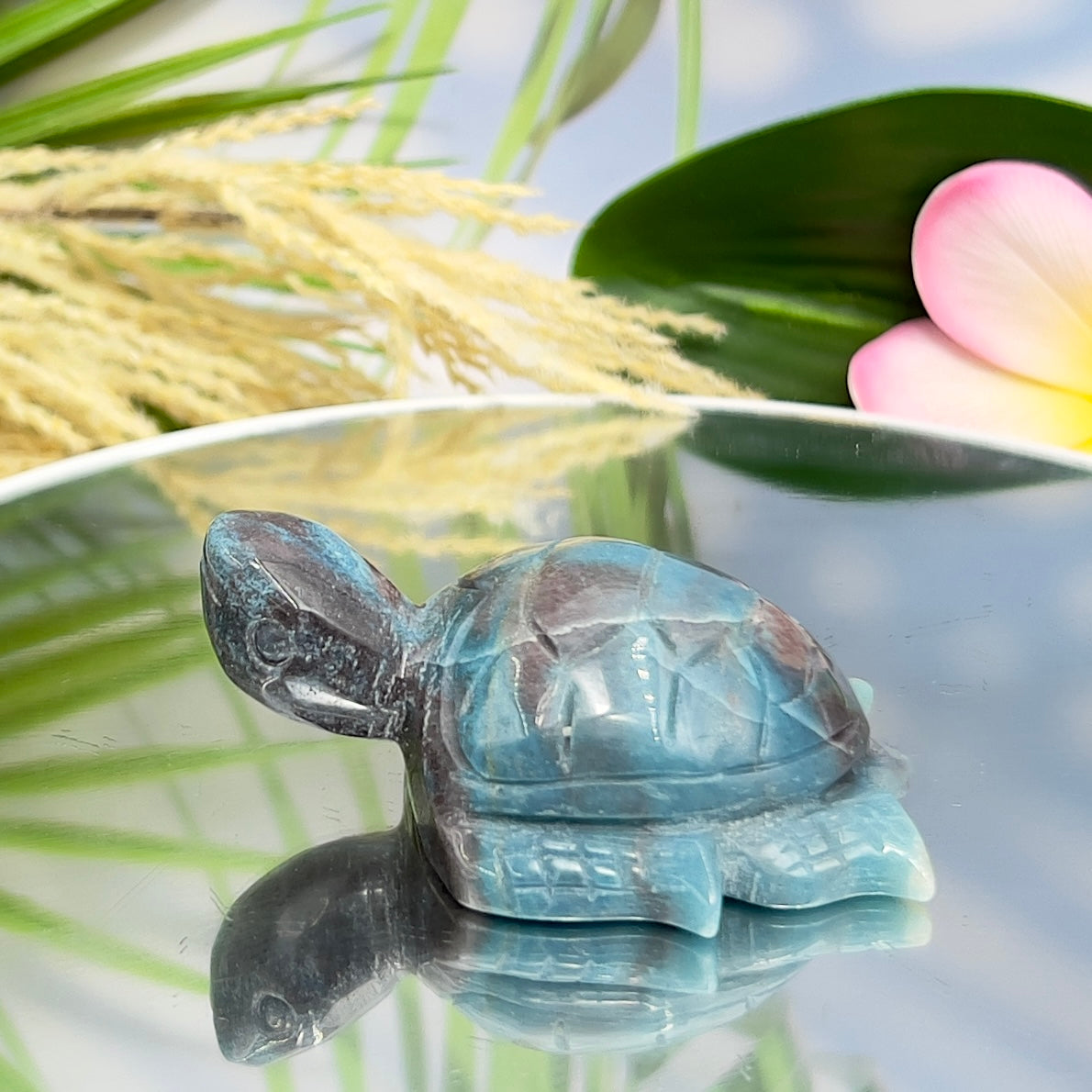 Trolleite Turtle Rare Healing Crystal Carving 120g