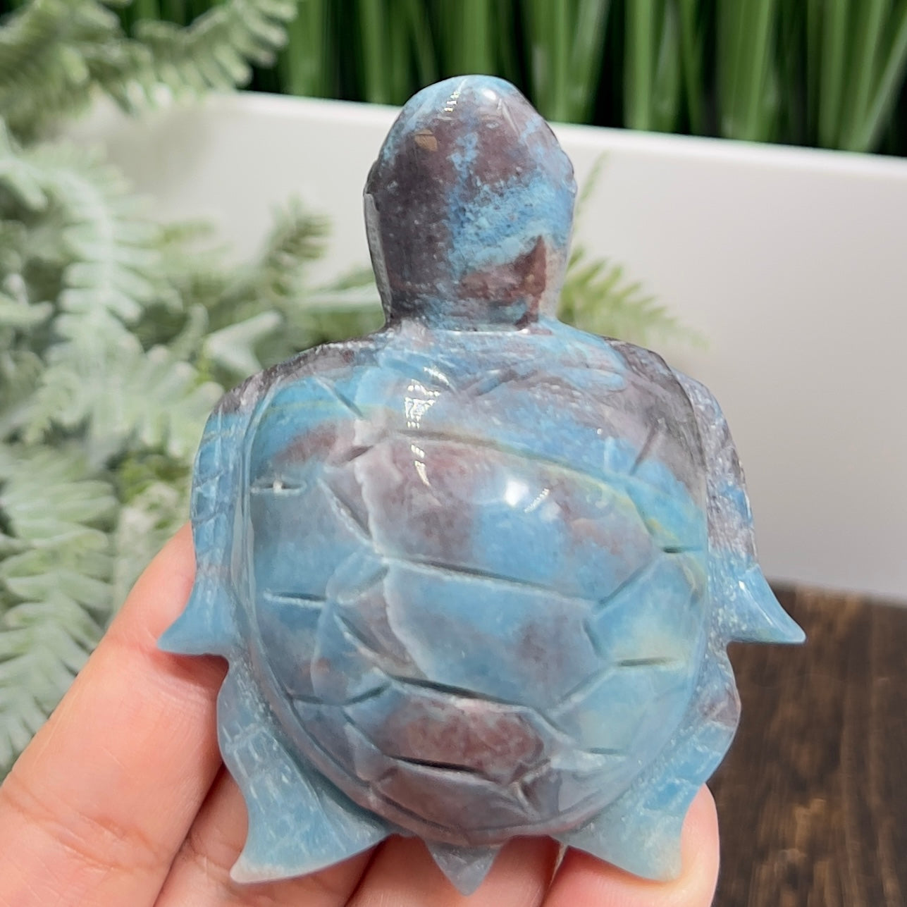 Trolleite Turtle Rare Healing Crystal Carving 120g