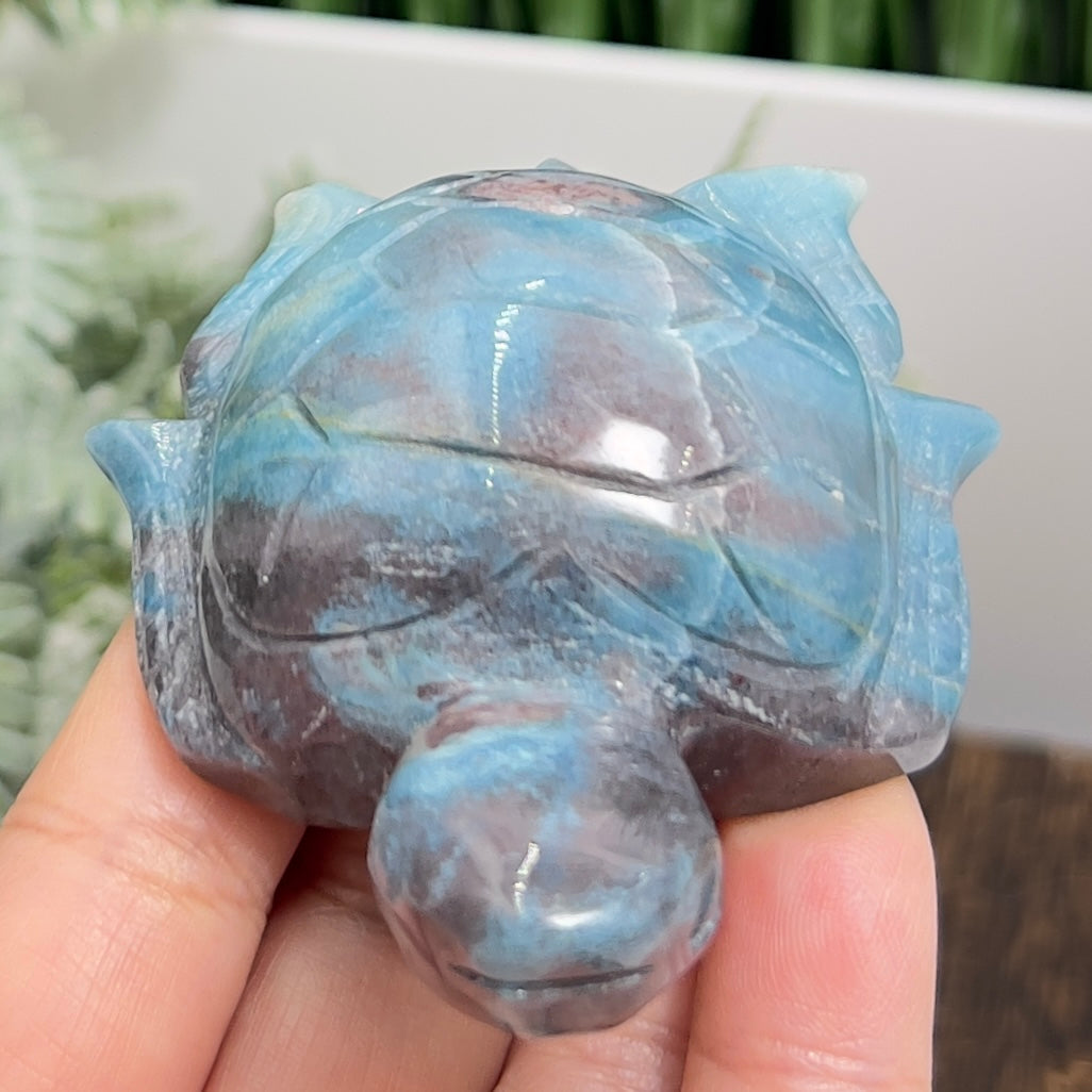 Trolleite Turtle Rare Healing Crystal Carving 120g