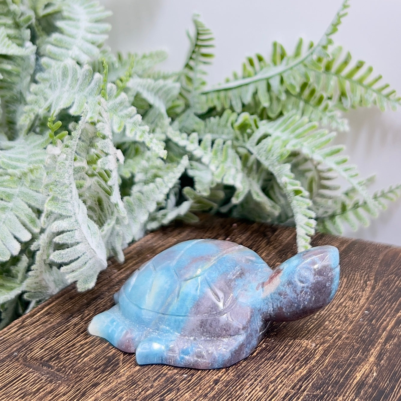 Trolleite Turtle Rare Healing Crystal Carving 120g