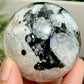 Rainbow Moonstone with Black Tourmaline Sphere Healing Crystal Ball 262g 57mm