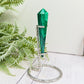 Malachite Wand with Stand Crystal 32g 84mm