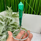 Malachite Wand with Stand Crystal 32g 84mm