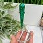 Malachite Wand with Stand Crystal 30g 88mm