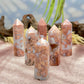 Pink Cotton Candy Agate Points Towers Healing Crystal Generators