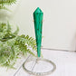 Malachite Wand with Stand Crystal 32g 92mm