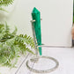 Malachite Wand with Stand Crystal 32g 92mm