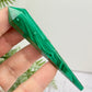 Malachite Wand with Stand Crystal 32g 92mm