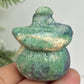 Ruby in Kyanite Zoisite Pumpkin Witches Hat UV Reactive Crystal Carving 104g