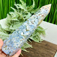 Ocean Sea Jasper Tower Healing Crystal Generator 722g 207mm