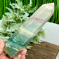 Ocean Sea Jasper Tower Healing Crystal Generator 680g 189mm