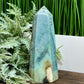 Ocean Sea Jasper Tower Healing Crystal Generator 836g 177mm