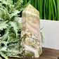 Ocean Sea Jasper Tower Healing Crystal Generator 1020g 157mm