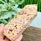 Ocean Sea Pink Orbicular Jasper Tower Healing Crystal Generator 864g 151mm